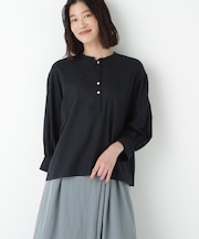 ◆綿シルクスキッパーブラウス