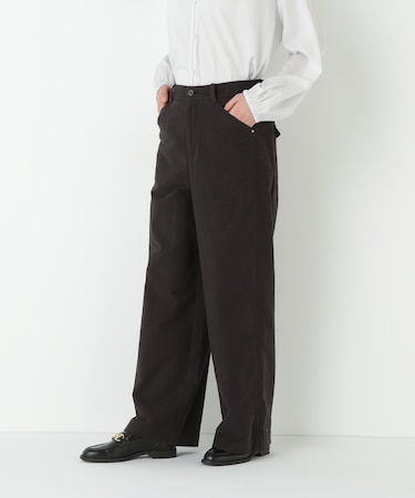 ◆ストレッチエアリードットコードセミワイドパンツ