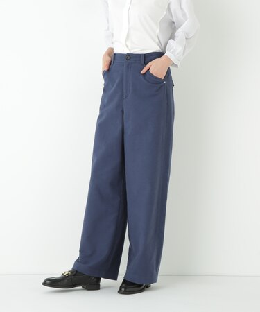 ◆ストレッチエアリードットコードセミワイドパンツ