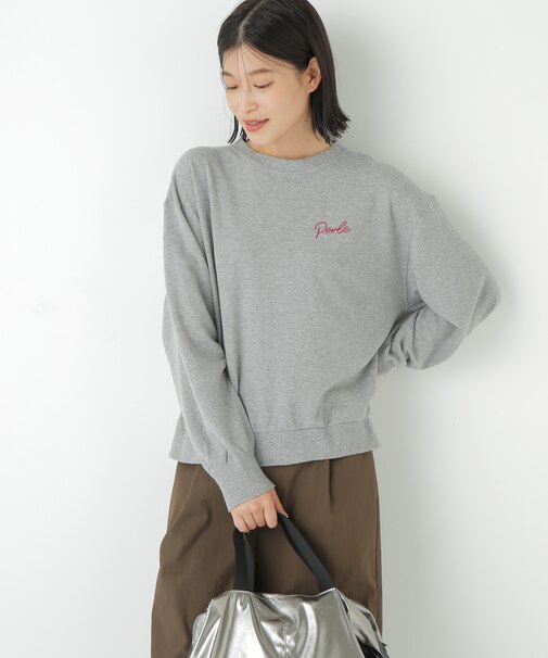 ◆チェーンステッチロゴトレーナー