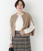 ◆ハイゲージウールケープニット