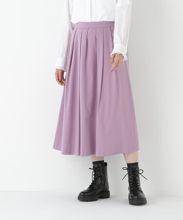 ◆ランダムタックフレアースカート