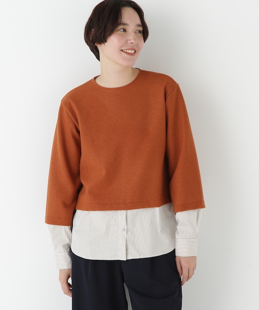 ◆シャツドッキングミルドジャージープルオーバー