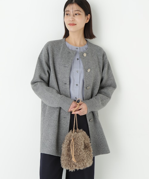 【定価25920円】マンサント ニットコート タグ付き 定価25920円】マンサント ニットコート タグ付き