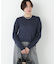 ◆クリアウールクルーネックニット