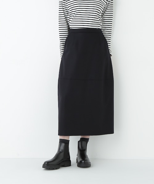 ドゥロワー ☆ サキソニー　ウールスカート34美品 ドゥロワー ☆ サキソニー ウールスカート34美品 ドゥロワー