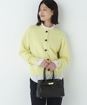 ≪洗える≫ウォッシャブルウールクルーネックカーディガン