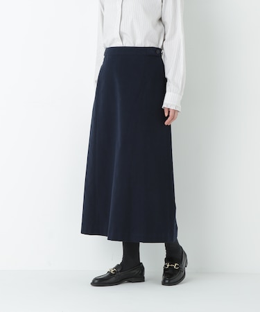 ◆ライトモールスキンＡラインスカート