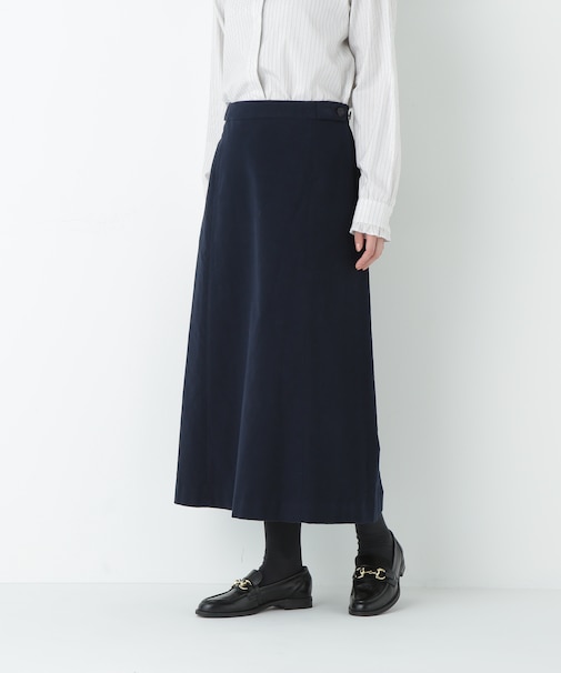 ◆ライトモールスキンＡラインスカート