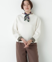 チェックドッキングダンボールプルオーバー