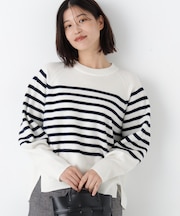 ◆ミドルゲージウールクルーネックプルオーバー