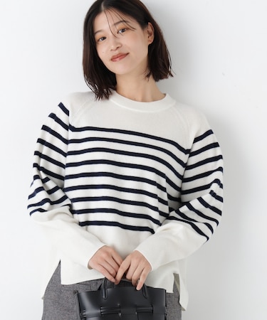 ◆ミドルゲージウールクルーネックプルオーバー