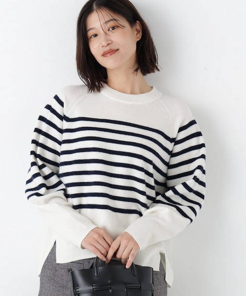 ◆ミドルゲージウールクルーネックプルオーバー