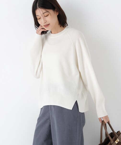 ◆ミドルゲージウールクルーネックプルオーバー