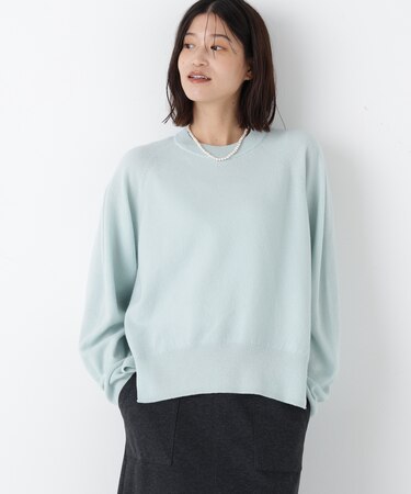 ◆ミドルゲージウールクルーネックプルオーバー