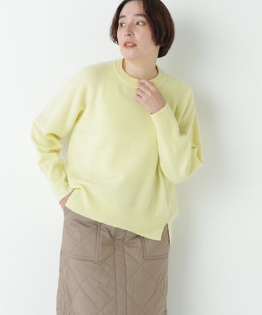 ◆ミドルゲージウールクルーネックプルオーバー