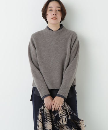 ミドルゲージエアリーニット