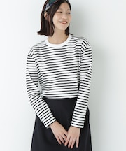 ボーダーロングスリーブＴシャツ
