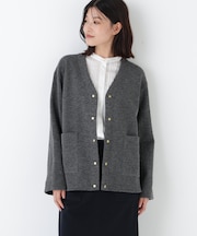 ◆クォーターゲージＶネックカーディガン