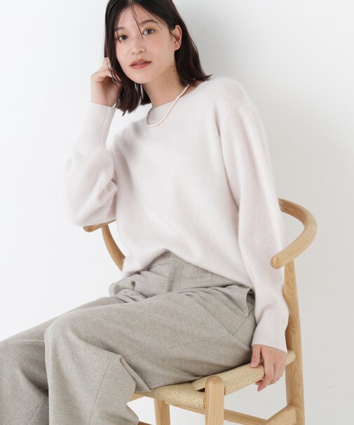 ◆ウールファーニットプルオーバー