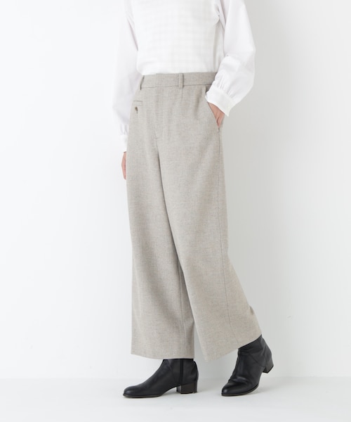 ◇ツィードツイルガウチョパンツ｜ヒューマンウーマンの通販