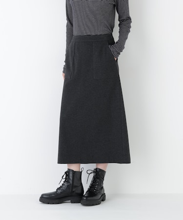 ◆ニードルパンチプルオーバースカート