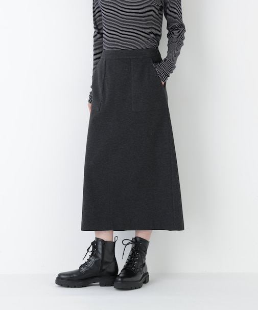 ◆ニードルパンチプルオーバースカート