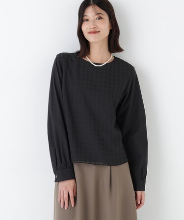 ◆レースドッキングプルオーバー