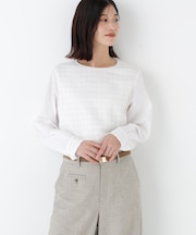 ◆レースドッキングプルオーバー