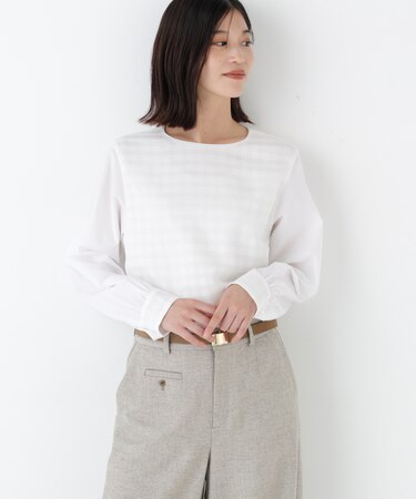 ◆レースドッキングプルオーバー