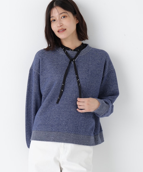 ◆ロゴ刺繍カラースウェット