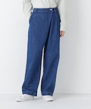 ◆ソフトデニムバレルパンツ