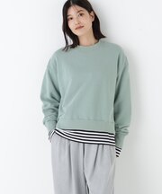 ◆モチーフワッペンカスタマイズ裏起毛スウェット