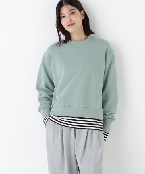 ◆モチーフワッペンカスタマイズ裏起毛スウェット