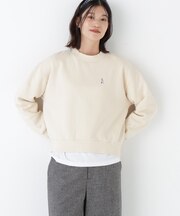 ◆モチーフワッペン裏起毛スウェット