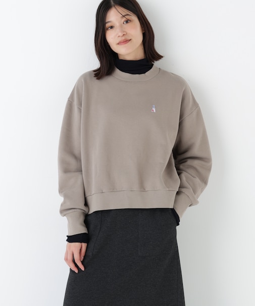 ◆モチーフワッペン裏起毛スウェット