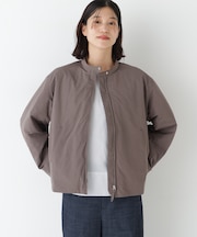 ◆弱撥水タフタ中綿入りブルゾン