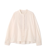 レースドッキングハンドカラーブラウス