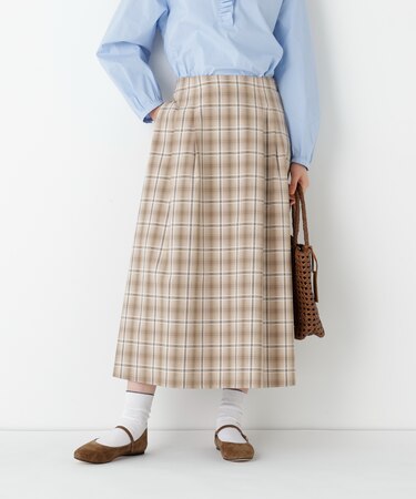 ◆オリジナル先染めチェックタックスカート