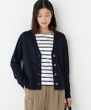 ◆アイレットＶネックカーディガン