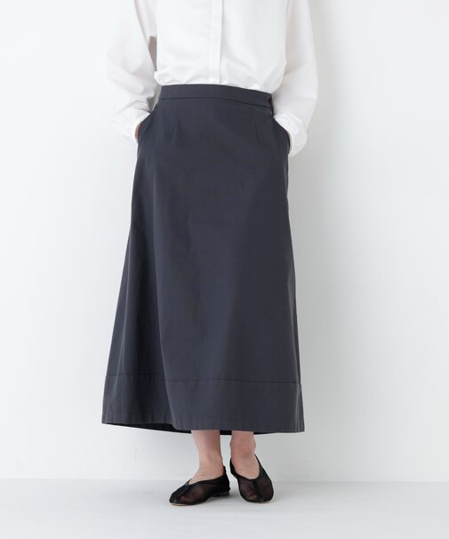 ◆コードストレッチセミフレアースカート