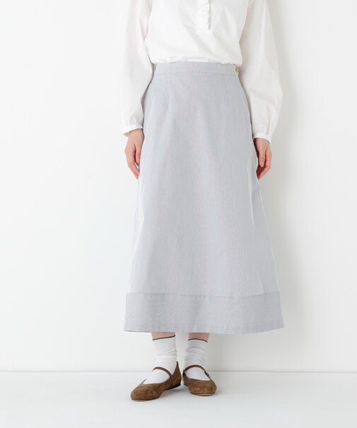 ◆コードストレッチセミフレアースカート