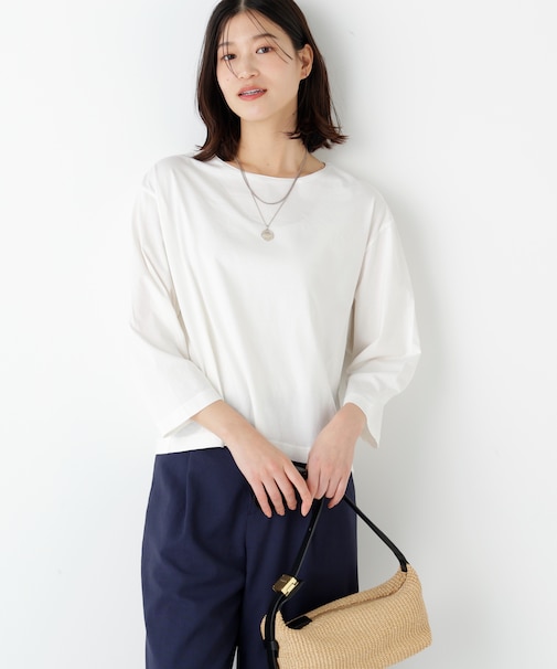 ◆ハイゲージ長袖カットソー