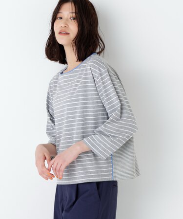 ◆ハイゲージボーダーカットソー