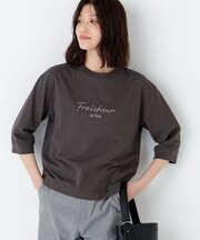 ◆ミニ裏毛ロゴトレーナー