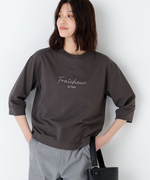 ◆ミニ裏毛ロゴトレーナー