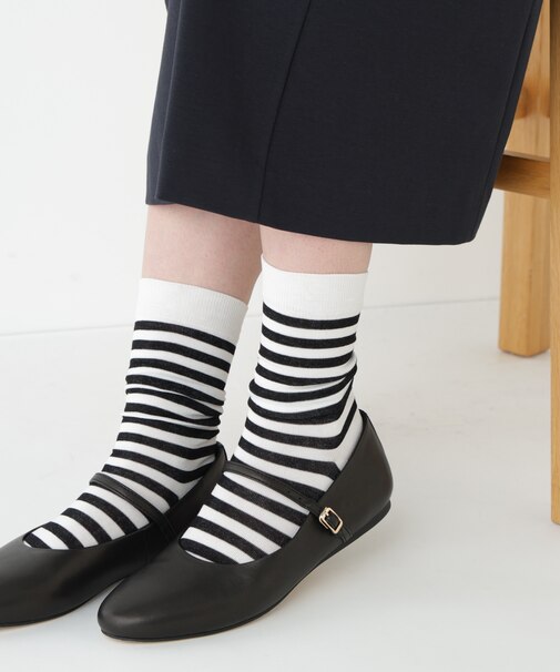 ◆ＭＡＲＣＯＭＯＮＤＥ　ボーダーソックス