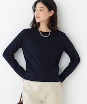 ◆ネックダブルプルオーバーニット