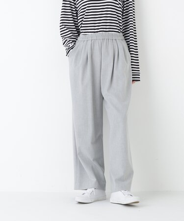 裏起毛ワイドパンツ