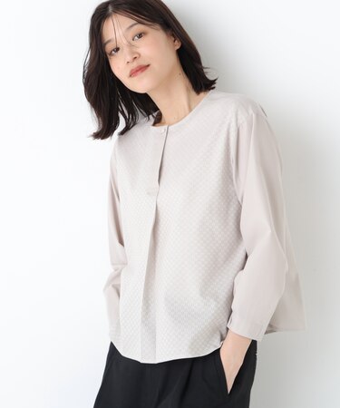 ◆カラミレーススキッパーブラウス